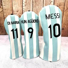 新品 Messi リオネル メッシ アルゼンチン アグエロ ディマリア ヘッドカバーのサムネイル