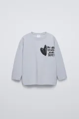 ザラキッズ ハート グラフィティ Tシャツ 6-7y 新品