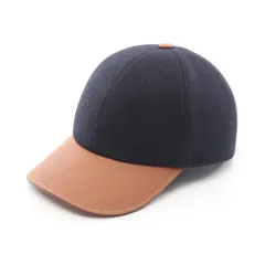 エルメス HERMES キャップ ライリー ウール レザー ライリー キャップ メンズ Used Aのサムネイル