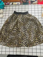 キッズ 5号 レオパード スカート