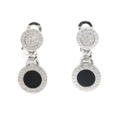 ブルガリ BVLGARI イヤリング ブルガリブルガリ オニキス ダイヤ イヤリング K18WG（ホワイトゴールド） ダイヤモンド ブルガリブルガリ オニキス ダイヤ イヤリングのサムネイル