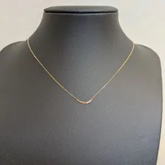 ☆K10 YG　ネックレス　ムーン　プチネックレス　プレゼント☆