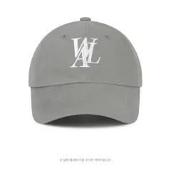 WOOALONG シグネチャー ロー ベースボールキャップ グレー フリーサイズのサムネイル