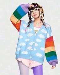 KOBINAI コビナイ レインボーファーコート カラフル 原宿 ちゃんみな