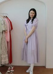 ヤッコマリカルド】ブロークンスクエアプリント セットアップ ブラウス 
