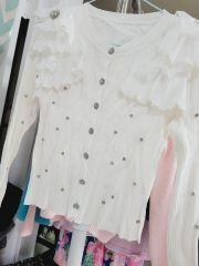 最終価格⭐︎完売品！試着のみ⭐︎フェザーカットソージャケットカーデ
