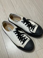 JIL SANDER キャンバス ロー スニーカー 箱完備 - メルカリ