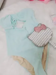 ミント色 ONE PIECE 水着