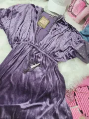 JUICY COUTURE ジューシークチュール ツアーベルベット ONE PIECE パープルのサムネイル