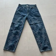 ディスイズネバーザット デニム Embroidery Jean Mid Blueのサムネイル