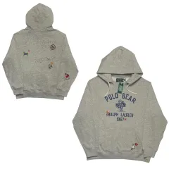 新品 ポロ ラルフローレン 23ss FLOベア プリント チーム フーディー Tシャツ XL