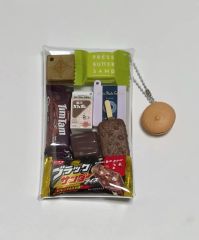 グリコ ポッキー ビスコ カプリコ コロン等 ミニチュアストラップ5種6個セット グリコ ポッキー ビスコ カプリコ コロン等 ミニチュアストラップ5種6