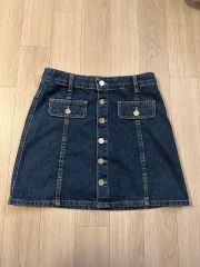 Burberry London デニムスカート ノバチェック UK8 M 美品 - メルカリ