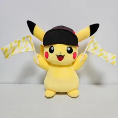 破損ポケットモンスター ピカチュウ 両手フラッグ ぬいぐるみ 2022 Seoul E-prix