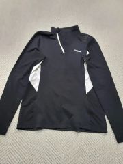 TFW49 レディースゴルフ ブラック ハーフジップ 長袖シャツM - メルカリ