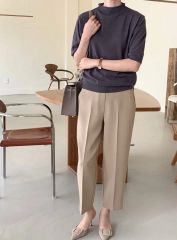 machatt エラスティックストレートパンツ - メルカリ
