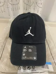 ナイキ ジョーダン ベースボールキャップ 帽子 M/L 58サイズ ブラック