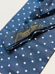 DominiqueFrance ドミニクフランス 魚刺繍入り 黒 ネクタイ - メルカリ