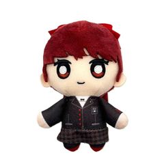 페르소나 5 그만큼 로얄 요시자와 카스미 바이올렛 봉제인형 키 체인 P5 페르소나 25주년 PERSONA THE ROYAL P5R 로얄 공식 상품 정규품 유니폼
