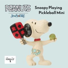 ジムショア ピーナッツ スヌーピー シャムロックグラス フィギュア