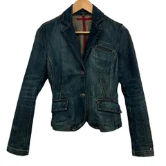 TOMMY HILFIGER(トミーヒルフィガー) Gジャン サイズ４ S レディース美品  - ダークネイビー 長袖/秋/春のサムネイル