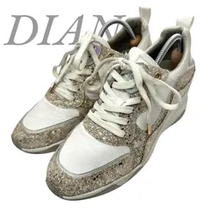【B5257】 DIANA ダイアナ +diana プラスダイアナ IF46545 スニーカー ヒールアップ ローカット ラメ グリッターのサムネイル