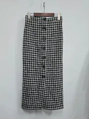 ザラ ハウンドトゥース CHECK Hライン スカート