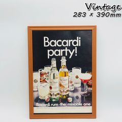 빈티지 캘린더 BOOK 포스터 땅콩[ 바카르디 보드카(Bacardi) ] 1960's 액세서리 *당시물 오리지널 수입 잡화 빈티지 레트로 ( AZ2223 )