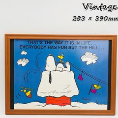 빈티지 캘린더 BOOK 포스터 땅콩[ 스누피와 우드스톡 슬로프 ] 1990's 액세서리 오리지널 미국 빈티지 레트로 레트로 쇼와(AZ2211)