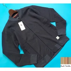 新品正規品 Paul Smith ポールスミス ヘリンボーン ジップアップ ブルゾン/ジャケットMダークネイビー(058) 30-7068のサムネイル