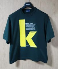 kolor カラー プリントTシャツ ニューカラー リンガーT パープル 