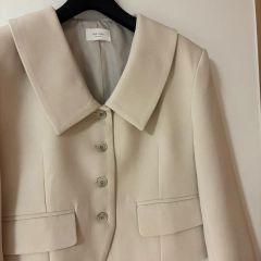 高級 イヴ・サンローラン テーラードジャケット ダブルブレスト
