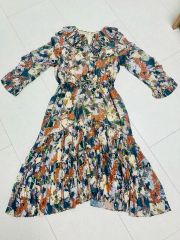 ETRO Milano 七分袖ワンピース ペイズリー柄 サイズ44 - メルカリ