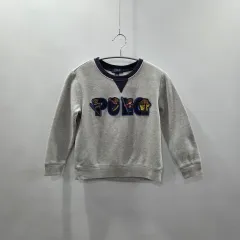 ポロラルフローレン キッズ ポロベア 文字ロゴ 起毛 スウェット 6
