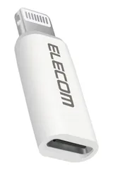エレコム USB Type-C to Lightning 変換アダプタ 60W USB PD対応 (音声・映像変換不可) 【MFi正規認証品】 ホワイト MPA-CFLMWH