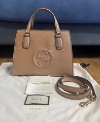 最終値下げ！GUCCI ベージュ 2wayソーホーショルダーバッグ - メルカリ