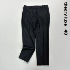 極美品 Theory luxe EXECUTIVE テーパードパンツ 黒 36 - メルカリ