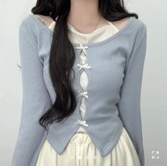 Yilon Ribbon cami set tops(Mint) - メルカリ