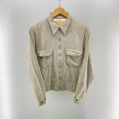 【中古】DryBones レーヨンギャバ ジャケット グレー L相当 △汚れ ドライボーンズ[24]のサムネイル