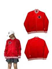Champion BIG ロゴ レッド トラック ジャケット ウィンドブレーカー Mのサムネイル