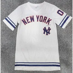 マジェスティック アスレチック レイディ NEW YORK YANKEES メッシュ 半袖 ジャージ M