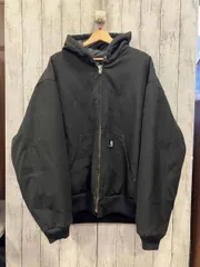 Carhartt カーハート アクティブジャケット J133 BLK 状態考慮 ブルゾン ブラック 2XL 内側キルト キルティング 汚れ ダメージ