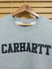 Carhartt メンズ クルーネック 裏起毛 スウェットシャツ Sサイズ