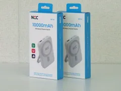 ２台セット 未開封 モバイルバッテリー 10000mAh ワイヤレス充電 MagSafe対応 iphone PD Type-c NCC パワーバンク BP16 充電 軽量 小型 スマホ充電器のサムネイル