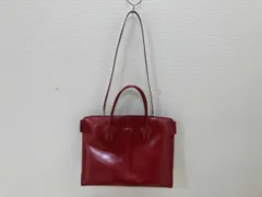 TOD'S トッズ レザートートバッグ／ショルダーバッグ2way トートバッグ レザーバッグ 赤 春秋冬