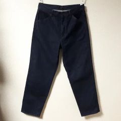 アイディーデイリーウェア 日本製 サルエル テーパード デニム パンツ 