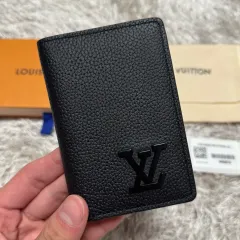 OS ルイヴィトン エログラム オーガナイザー カードウォレット ブラック
