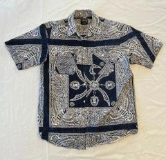 ベルベルジン藤原氏着用バンダナ柄90sポロラルフローレンオープン