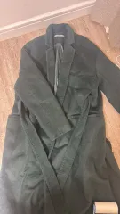 ヴィンテージ グリーン ロングコート