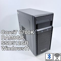 デスクトップPC i7 6700K グラボレス ゲーミングPCに改造可 訳あり